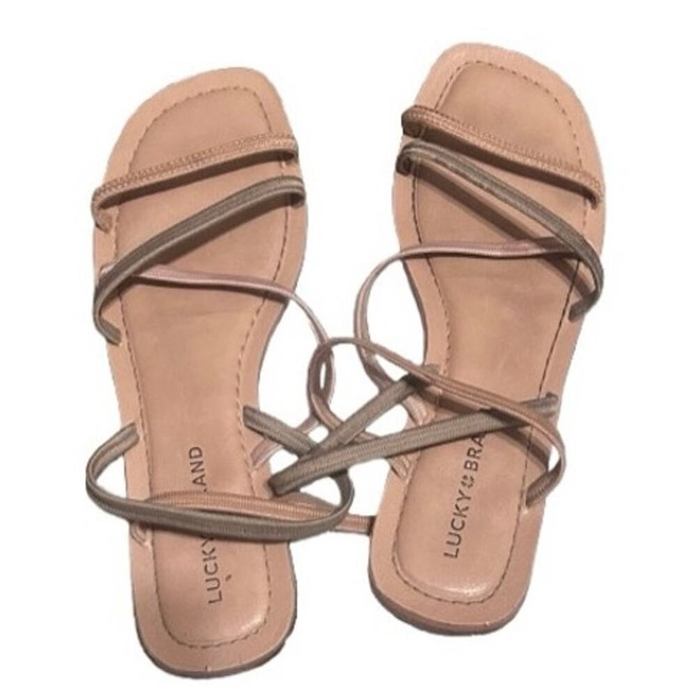 Lucky Brand Bizell Strappy Flat Sandals Size - 10
